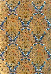 Ornament in Paneelen an den Wänden, Halle der Botschafter