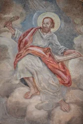 Unsere Liebe Frau von der Himmelfahrt Kirche. Heiliger Lukas, Cordon, Frankreich