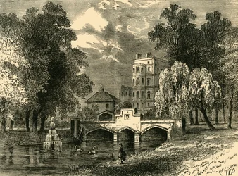 Ausfluss von Westbourne, um 1876