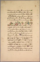 Seite aus dem Ramayana, 1800er Jahre