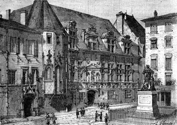 Justizpalast von Grenoble, Frankreich, 1882-1884