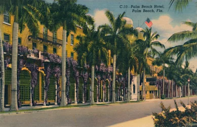 Palm Beach Hotel, Palm Beach, Fla., ca. 1940er Jahre