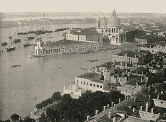 Panorama der Stadt Venedig, Italien, 1895