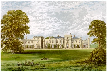 Panshanger Park, Hertfordshire, Heimat von Earl Cowper, um 1880