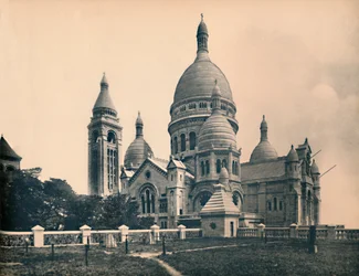 Paris - Die Basilika Sacré-Cœur, ca. 1910