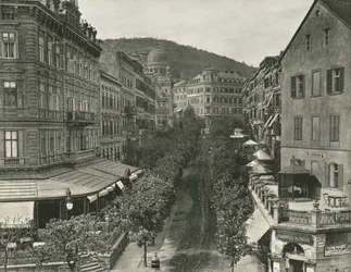 Parkstraße, Karlsbad, Tschechoslowakei, 1895