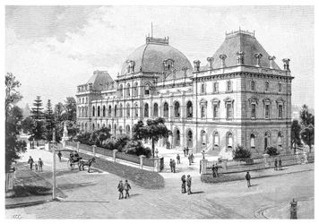 Parlamentsgebäude, Brisbane, Australien, 1886