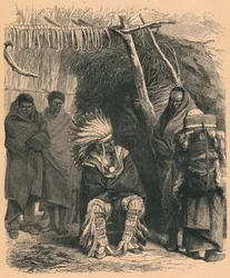 Pawnee-Indianer, 19. Jahrhundert