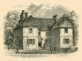 Penns Haus, Second Street, Philadelphia, ca. 1687-1689, 1890