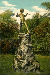 Peter Pan Statue, Kensington Gardens, London, ca. 1915