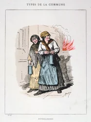 Petroleuses, Pariser Kommune