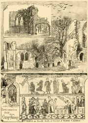 Malerische Stücke aus der Easby Abbey, 1898