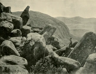 Pinnacle & Orgelpfeifen, Mount Wellington, 1901