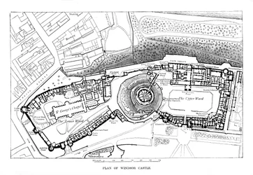 Plan von Windsor Castle