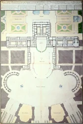 Pläne zur Umgestaltung von Versailles, Frankreich, 1780