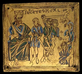 Plakette mit dem Massaker der Unschuldigen, Deutsch, ca. 1150
