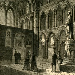 Poets Corner, Westminster Abbey, 1881