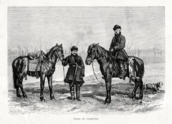 Polen von Wolhynien, Westukraine, 1879