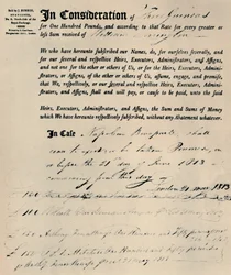 Lebensversicherung von Napoleon, 1813, 1928