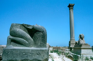 Pompeys Säule, Alexandria, Ägypten