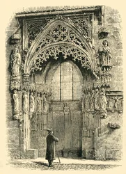 Vorhalle der St. Sebalduskirche, Nürnberg, 1890