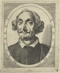 Porträt von Agostino Mascardi 1590-1640, um 1640-1650