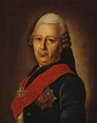 Porträt von Alexey Mikhailovich Obrezkov 1718-1787, 1770er Jahre