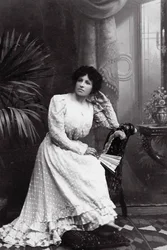 Porträt von Antonina Dronk, 1900-1908