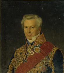 Porträt von Baron Leo Karlovich Bode 1787-1859, 1850er