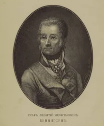 Porträt von Graf Levin Leonty August Theophil von Bennigsen 1745-1826