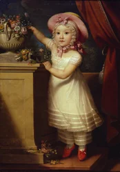 Porträt von Ekaterina Dmitrievna Obreskova 1822-1874, ca. 1825
