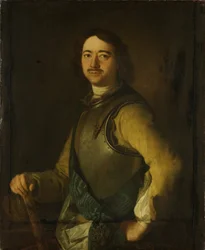 Porträt von Kaiser Peter I. der Große 1672-1725, frühes 18. Jahrhundert