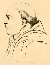 Porträt von Fra Angelico, 1881