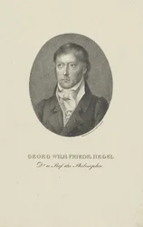 Porträt von Georg Wilhelm Friedrich Hegel 1770-1831