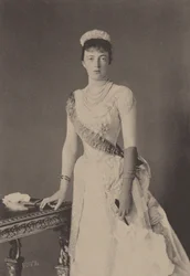 Porträt der Großherzogin Anastasia Michailowna von Russland 1860-1922, 1889