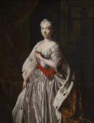 Porträt der Großfürstin Natalja Alexejewna von Russland 1714-1728, Ende der 1720er Jahre