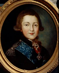 Porträt von Großherzog Alexander Pawlowitsch von Russland