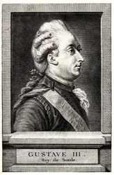 Porträt von Gustav III. von Schweden, frühes 19. Jahrhundert