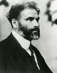 Porträt von Gustav Klimt, ca. 1916