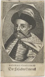 Porträt von Hetman Bohdan Chmelnyzkyj 1595-1657, nach 1650