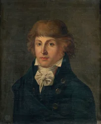 Porträt von Louis Antoine de Saint-Just