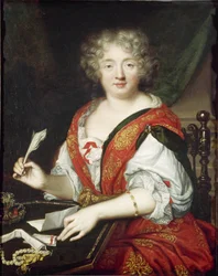 Porträt von Marie de Rabutin-Chantal, Marquise de Sévigné 1626-1696, ca. 1680