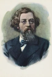 Porträt von Nikolay Chernyshevsky 1828-1889