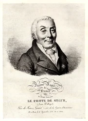 Porträt von Philippe Henri, Marquis de Ségur 1724-1801, Frühes 19. Jahrhundert