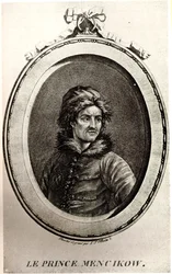 Porträt von Prinz Alexander Danilowitsch Menschikow 1673-1729