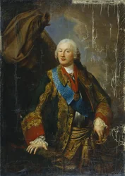 Porträt von Prinz Mikhail Nikitich Volkonsky 1713-1788, Mitte des 18. Jahrhunderts