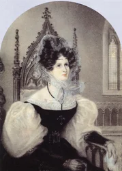 Porträt von Prinzessin Sinaida Alexandrowna Wolkonskaja