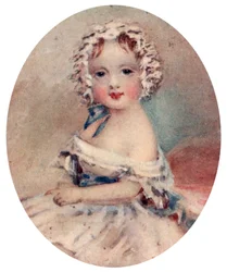 Porträt von Königin Victoria als Kind, 19. Jahrhundert, 1913