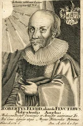 Porträt von Robert Fludd 1574-1637, 17. Jahrhundert