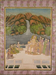 Porträt von Sardar Singh, Sohn von Savant Singh, 1730-68, um 1760